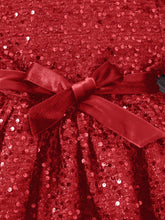 Young Girl Birthday Party Elegant Princess Dress With Sequin Embroidery & Mesh Patchwork